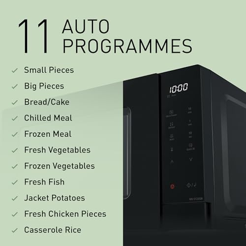 Panasonic Solo Microwave Oven 20L, 800W, Auto Defrost, 8 Programs