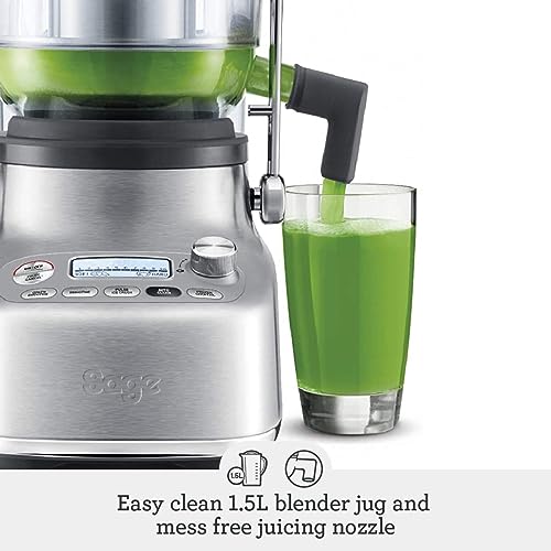 Breville 3X Bluicer Pro: Blender & Juicer in Brushed Steel