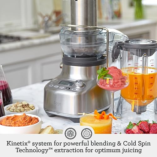 Breville 3X Bluicer Pro: Blender & Juicer in Brushed Steel