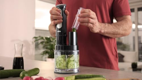 Braun MultiQuick 5 Pro Hand Blender, PowerBell Plus, 25 Speed, Turbo, EasyClick, Mini Food Processor, Metal Whisk, 500ml Beaker