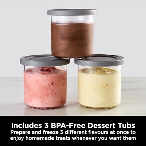 Ninja CREAMi Ice Cream Maker: 7 Programs, Makes Gelato, Sorbet, Smoothie Bowl, Milkshakes - 1.4L