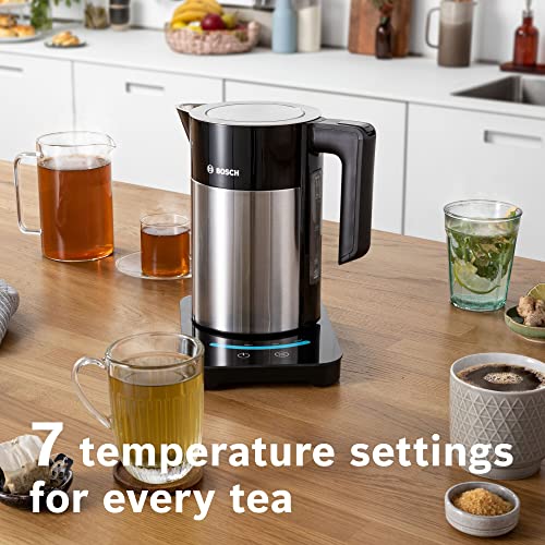 Bosch Sky Cordless Kettle 7 Temp Settings & KeepWarm, 1.7L