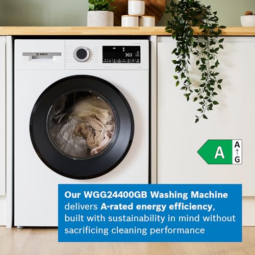 Bosch 6 Series Washing Machine, Front Loader, Iron Assist, 1400 rpm, 9kg