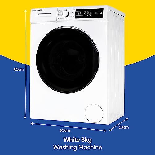 Russell Hobbs 8kg Washing Machine, 1400 rpm, 15 Programs, Eco Tech
