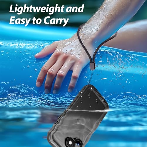 SPORTLINK iPhone 17 Case Waterproof Military Shockproof 360 Full Body Heavy Duty Protective Cover 6.3 inch Black