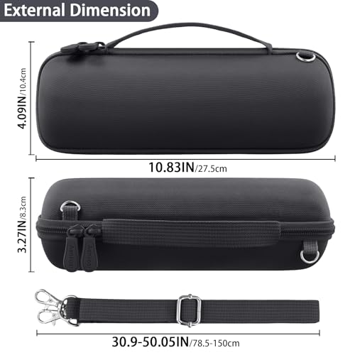 Aenllosi Hard Case for JBL Flip Speakers, Portable Storage - Black