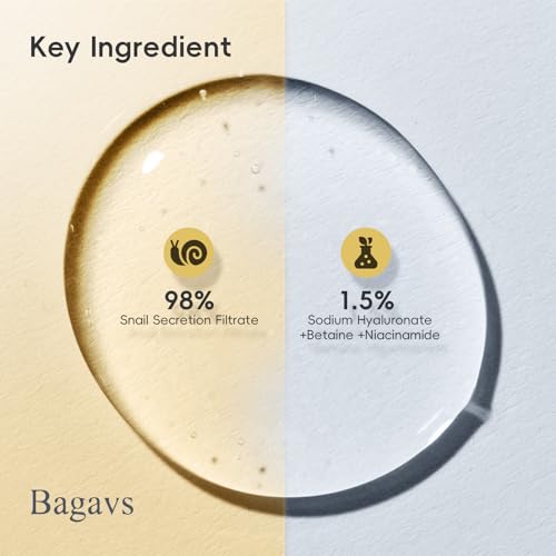 Bagavs Snail Mucin Face Serum 100ml - Anti-Wrinkle, Hydration & Brightening