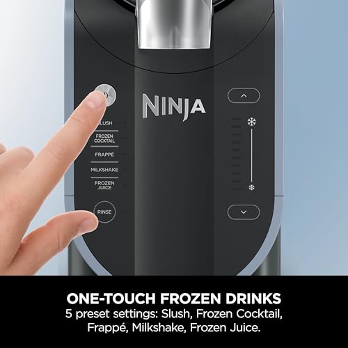 Ninja SLUSHi Maker: Create Frozen Drinks & Cocktails, WhisperChill Tech, 1.9l Capacity - Blue/Grey