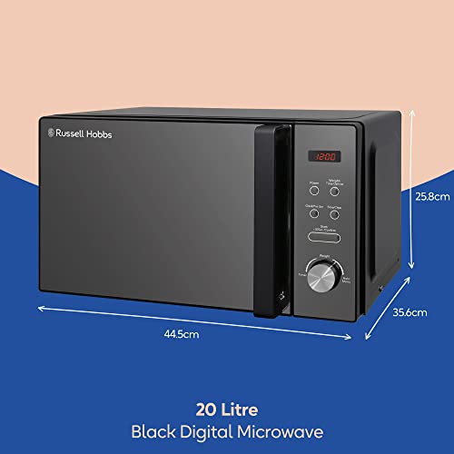 Russell Hobbs 20L Digital Microwave, 800W, 5 Power Levels