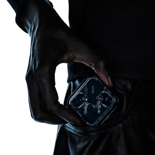 Nothing Ear Wireless Earbuds: Hi-Res Audio, ANC, 40.5hr Battery - Black