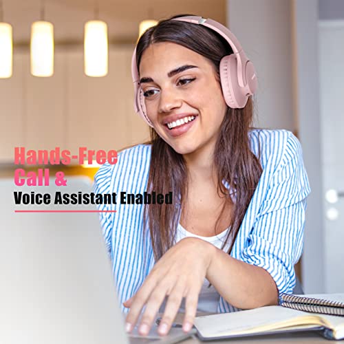 KVIDIO Over Ear Bluetooth Headphones, 65hr Playtime, Deep Bass