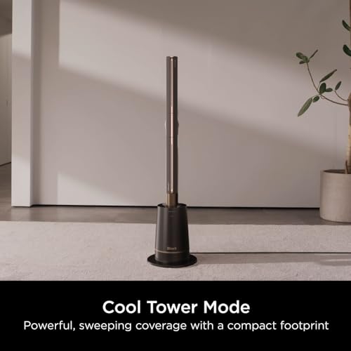 Shark TurboBlade Tower Fan: High-Speed, Multi-Directional Air, 10 Speeds, Remote, Timer