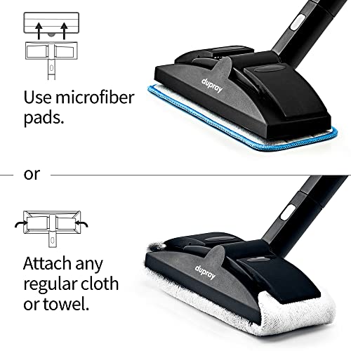 Dupray Neat Steam Cleaner Kit - Powerful Multipurpose Steamer for Chemical-Free Deep Cleaning on Floors, Cars, Tiles & Upholstery