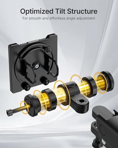 monTEK Heavy-Duty Monitor Arm: Ultra-Wide Curved Screen Mount