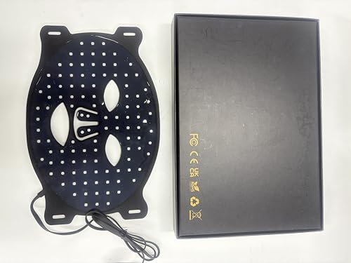 Skin Rejuvenation LED Face Mask: Acne & Fine Lines Reduction - 7 Light Modes - Remote Control - Professional Skincare