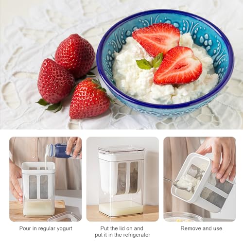 DingGreat Yogurt Maker Strainer: Fine Mesh Bag for Thick Greek Yogurt & More