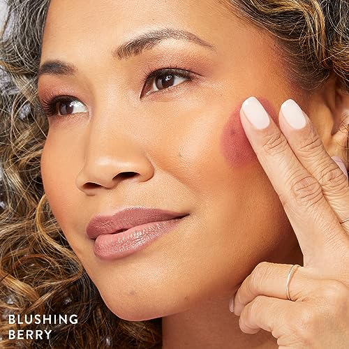 LAURA GELLER Serum Blush Tint - Hydrating Liquid Blush, Blushing Berry, Long-Lasting, Plump Cheeks, Natural Finish