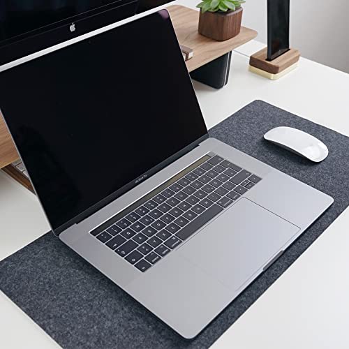 DawnTrees Desk Mat 100x40 cm Felt Protector Keyboard Mouse Pad