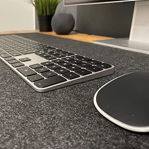 DawnTrees Desk Mat 100x40 cm Felt Protector Keyboard Mouse Pad