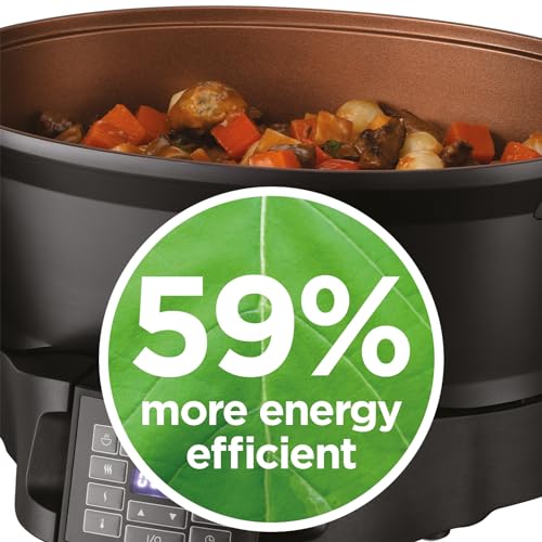 Russell Hobbs Multicooker - 8 Functions: Sear, Slow Cook, Steam, Boil - 6.5L, Glass Lid, Dishwasher Safe - 750W