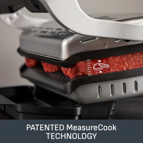 Tefal Optigrill Plus X-Large Grill: 9 Auto Settings, Cooking Sensor, Non Stick Plates, Stainless Steel, XL