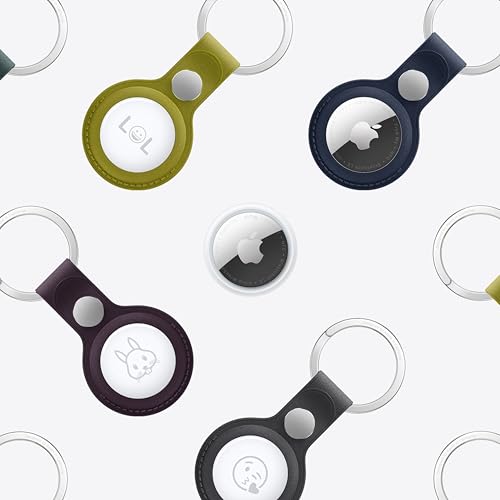 Apple AirTag Tracker for Keys, Wallet, Luggage. Replaceable Battery. Water-Resistant. Easy Setup with iPhone.