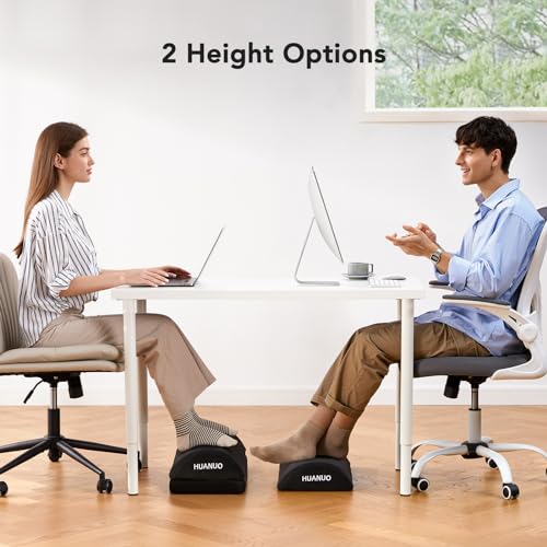 HUANUO Ergonomic Foot Rest Stool for Office & Home Comfort