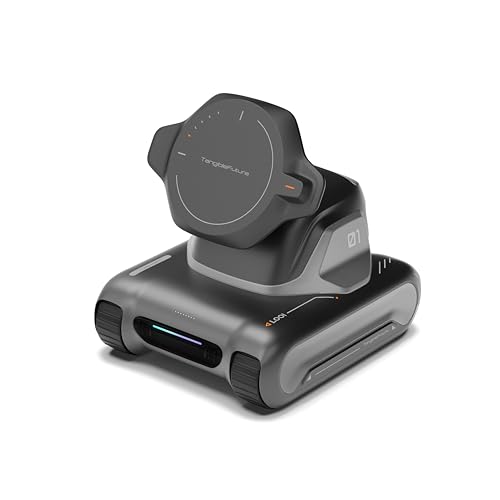 LOOI Robot-Space Black: AI Desktop Companion, Voice Interaction, Personality, Gesture Recognition, Emotional Support, Wireless Charging