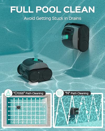 WYBOT E1-A Robotic Pool Vacuum for Inground Pools, Efficient Cleaning