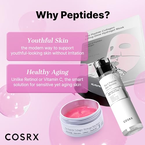 COSRX Peptide Collagen Serum Face Toner, Hydrating Korean Essence for Plump Skin, Anti-Wrinkle & Pore-Tightening, 150ml