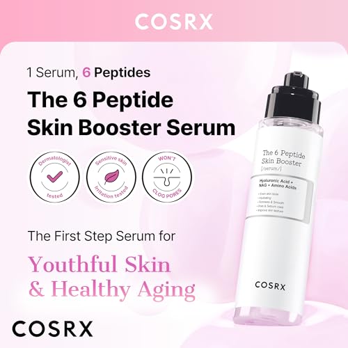 COSRX Peptide Collagen Serum Face Toner, Hydrating Korean Essence for Plump Skin, Anti-Wrinkle & Pore-Tightening, 150ml