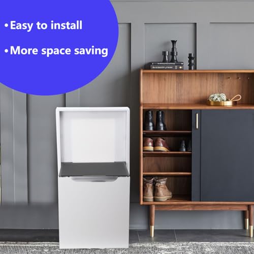 NICCOO Wall Mounted Folding Chair Shoe Changing Stool, Foldable Seat for Shower, 100kg Load