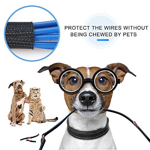 3M Cable Management Sleeve 12-20mm, Braided Protector for Organizing Wires