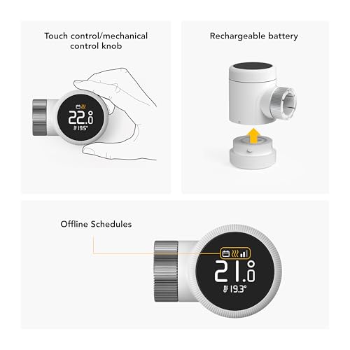 tado Smart Radiator Thermostat Trio Pack - App Control, Save Costs