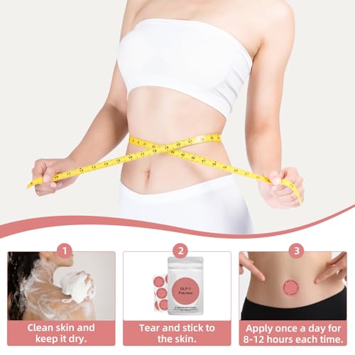 GLP1 Weight Loss Patches - 60 Day Supply | Natural Transdermal Patch with Cinnamon & B Vitamins | Waterproof Management Aid