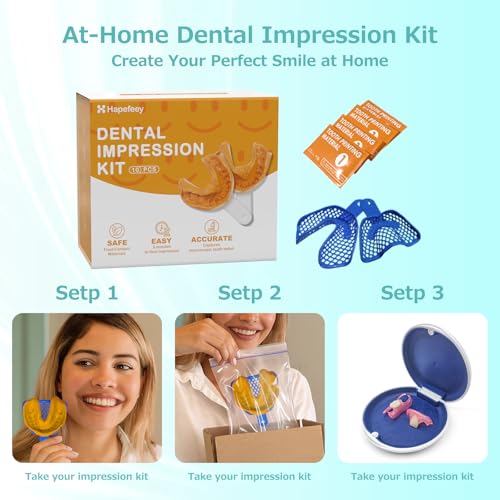 Custom Fit Partial Dentures: Removable Tooth Replacement, Easy to Use, Create Perfect Smile at Home