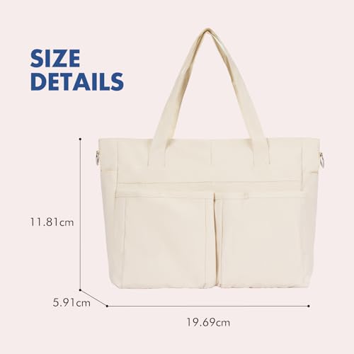 Lightweight Puffy Tote Bag: Quilted Handbag for Women - Travel, Work, Gym