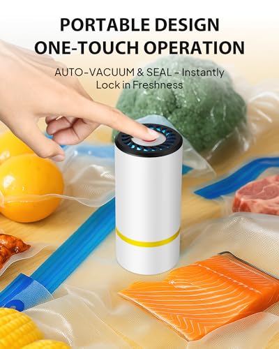 FoodSaver: Portable Handheld Vacuum Sealer, Powerful, Reusable Bags
