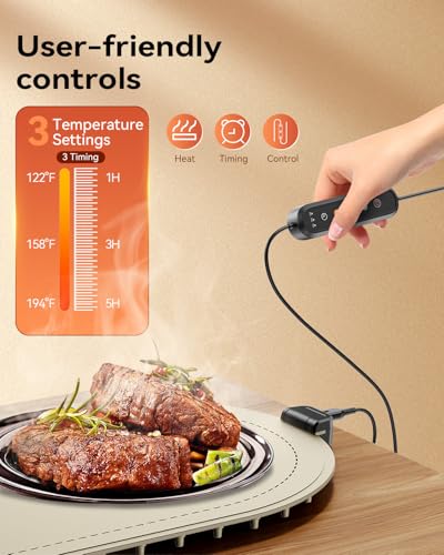 Silicone Food Warmer Mat: Fast Full-Surface Heating Tray