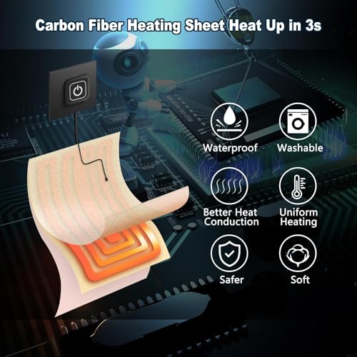 Heated Scarf Neck Heating Pad, Pain Relief & Warmer, 7000mAh Power Bank, Cordless Thermal Brace, Christmas Gift Women