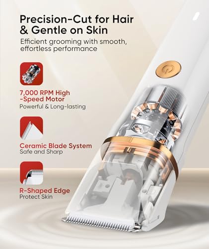 Waterproof 3-in-1 Lady Shaver for Women - Rechargeable, Painless Electric Foil Shaver - Body, Arms, Legs - Wet/Dry - Nose Trimmer