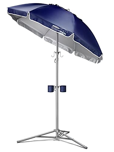 Wondershade Portable Sun Shade Umbrella, Lightweight Instant Sun Protection - Navy
