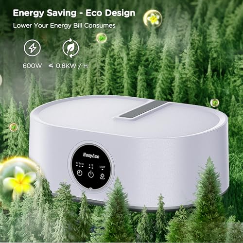 EasyAcc Portable Electric Clothes Dryer 2H Quick Dry 600W UV Sterilization - Fast Drying for Light Clothes & Underwear