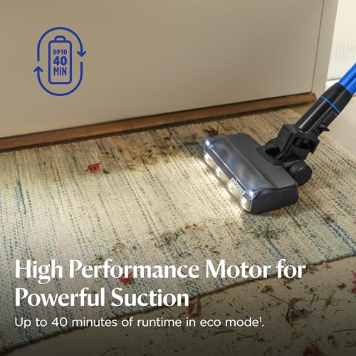 BISSELL PowerClean FurFinder Cordless Vacuum: Strong Suction, Tangle-Free Brush, Removable Battery & Upholstery Tool