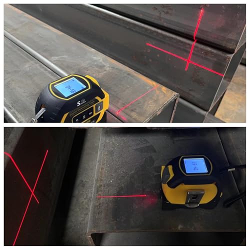 Fitdays 3-in-1 Laser Tape Measure: Digital Tool, 131ft Range, Auto-Leveling Display