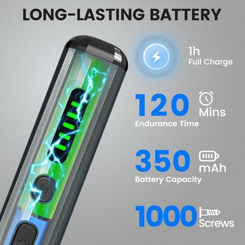 Brand Mini Electric Screwdriver Kit: 68-in-1 Precision Set, Magnetic Bits, 5 Torque, LED Lights - Electronics, Phone, Camera