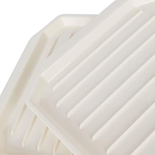 KitchenCraft Bacon Crisper Tray for Microwave Cooking, 12x9 inch