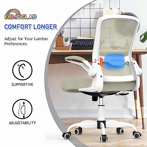 Mimoglad Ergonomic Mesh Office Chair with Adjustable Lumbar Support