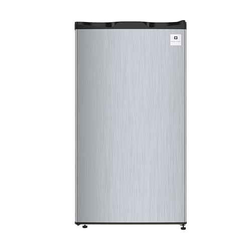 ARCTIC CHEF Mini Fridge with Freezer Compartment, Adjustable Thermostat, Reversible Door - Ideal for Dorm, Office, Apartment - 3.2 Cubic Feet