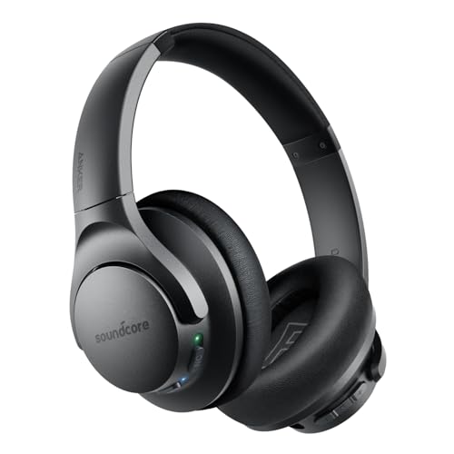 Anker Soundcore Q20 Wireless Noise Cancelling Headphones - Hi-Res Audio, Deep Bass, 60H Playtime, Foam Ear Cups